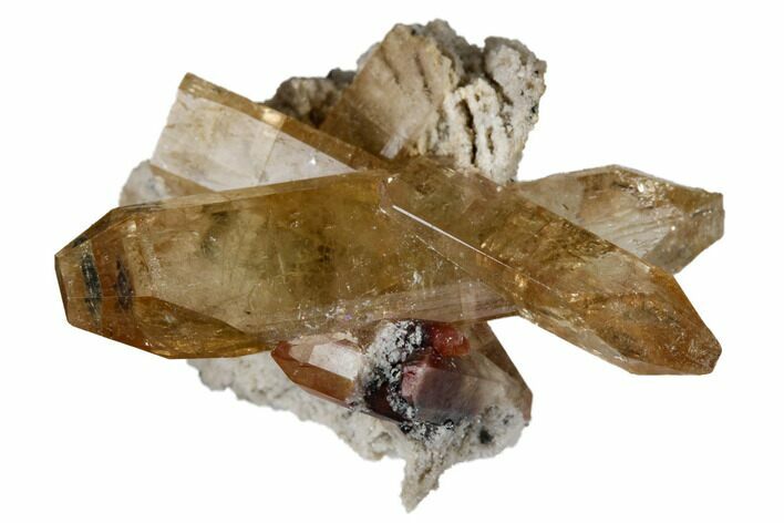 Lustrous Topaz Crystal Cluster - Guanajuato, Mexico #172904